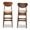 Baxton Studio Katya Mid-Century Modern Sand Fabric and Walnut Brown Finished Wood 2-Piece Bar Stool Set 184-11642-Zoro - alternate 7